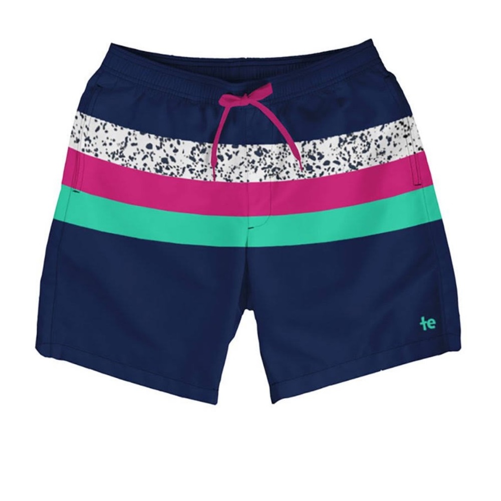 Tipsy Elves Retro 80’s Swim Trunks Size L